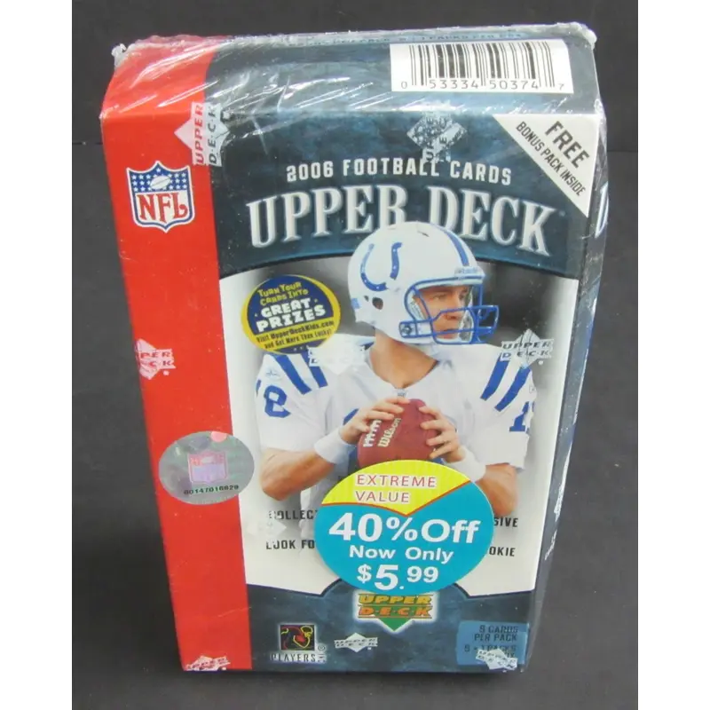 2006 Upper Deck Football Blaster Box (6/5)