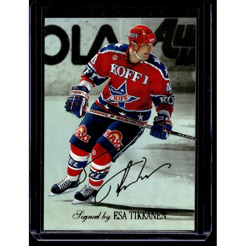1995-96 Sisu Limited - Signed and Sealed - Esa Tikkanen #8