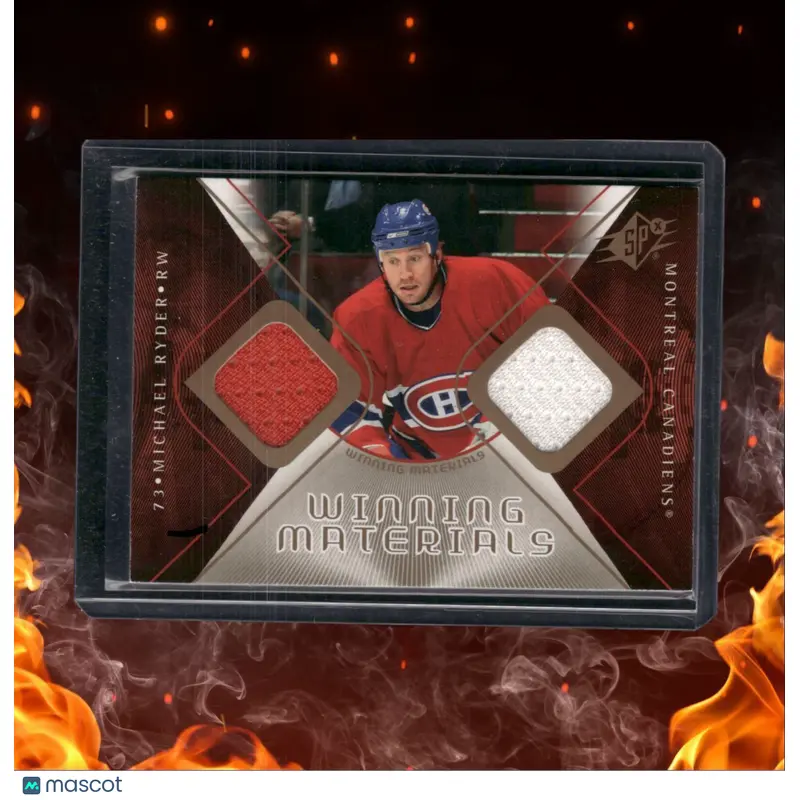 2007-08 Upper Deck SPx Michael Ryder Winning Materials #WM-MR