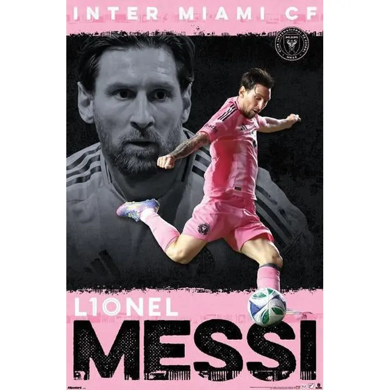 Lionel Messi "In Action" Inter Miami CF MLS Soccer Poster - Costacos 2025