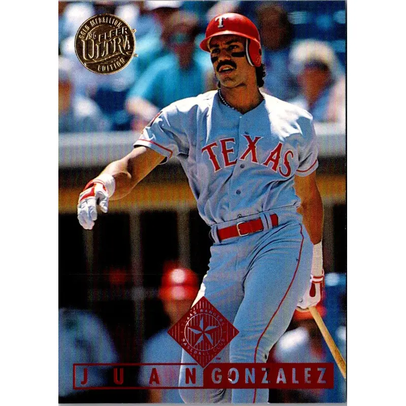 1995 Ultra Gold Medallion Juan Gonzalez #109