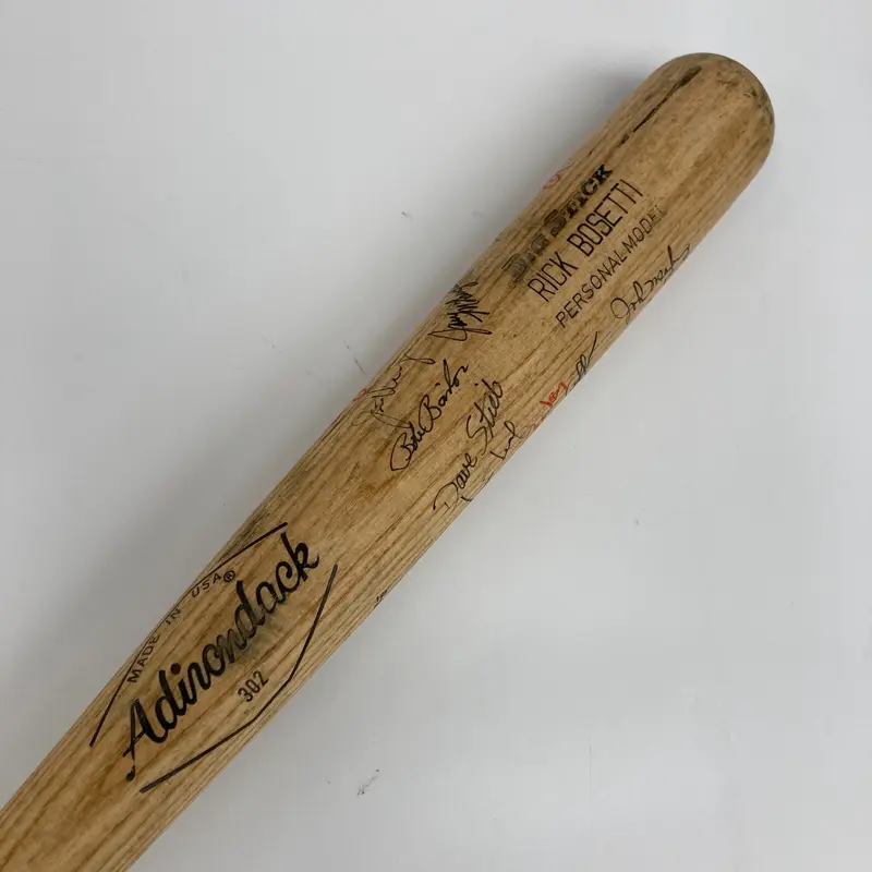 1980 Toronto Blue Jays Team Signed Game Used Baseball Bat JSA COA