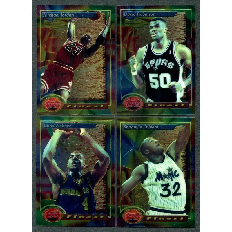 1993/94 Topps Finest Basketball Complete Set (220)