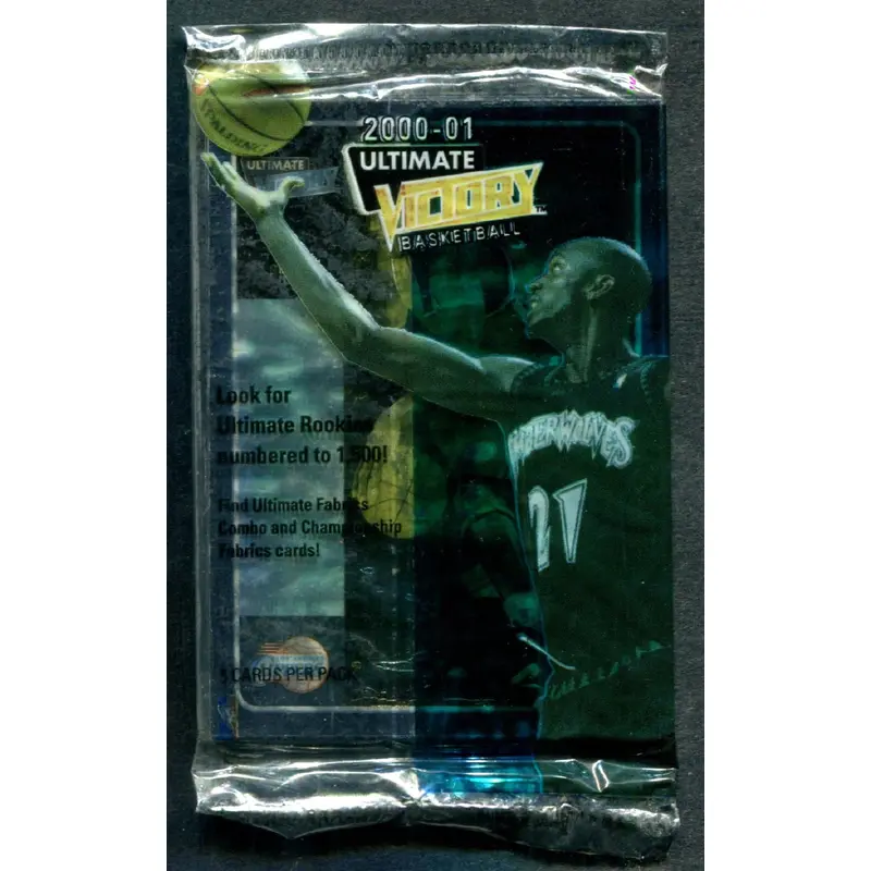 2000/01 Upper Deck Ultimate Victory Basketball Unopened Pack (5)
