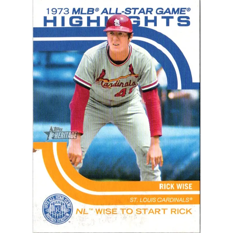 2022 Topps Heritage 50th Anniversary Buybacks Rick Wise #364